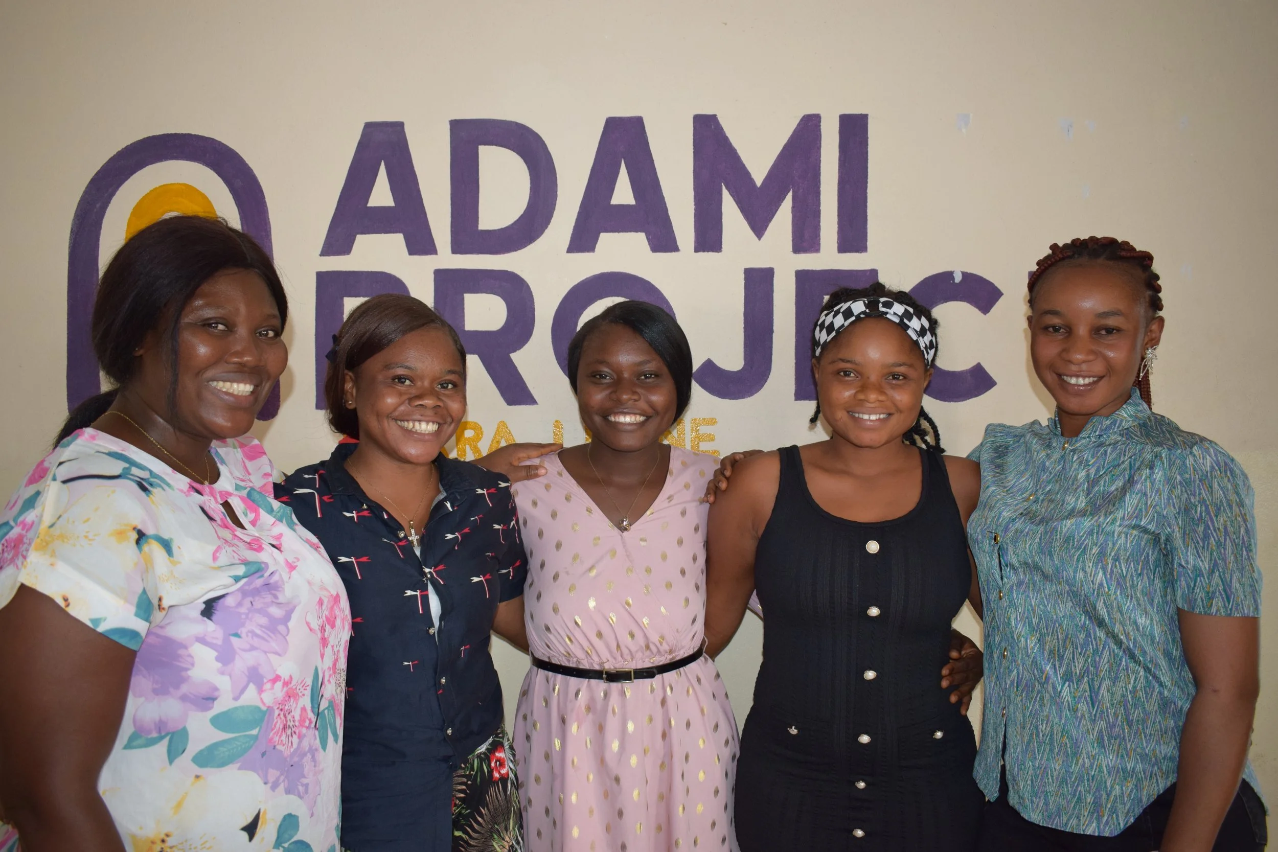 peer mentors with Andreta and Mariatu.JPG