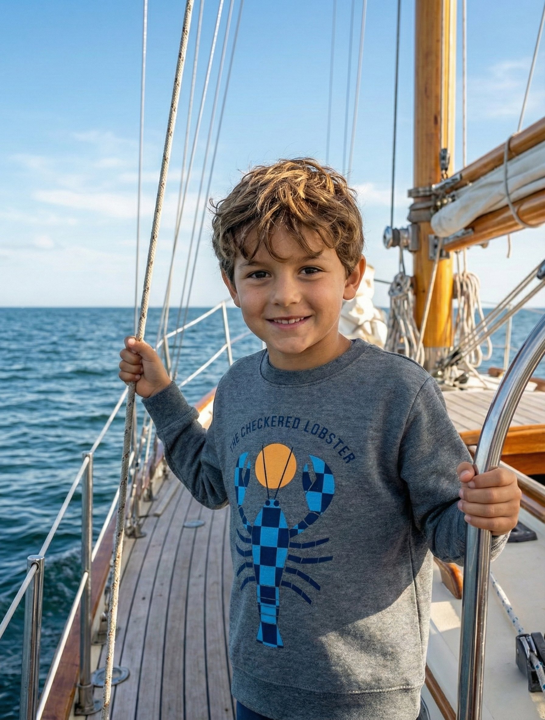 Kids Crew – Heather Gray