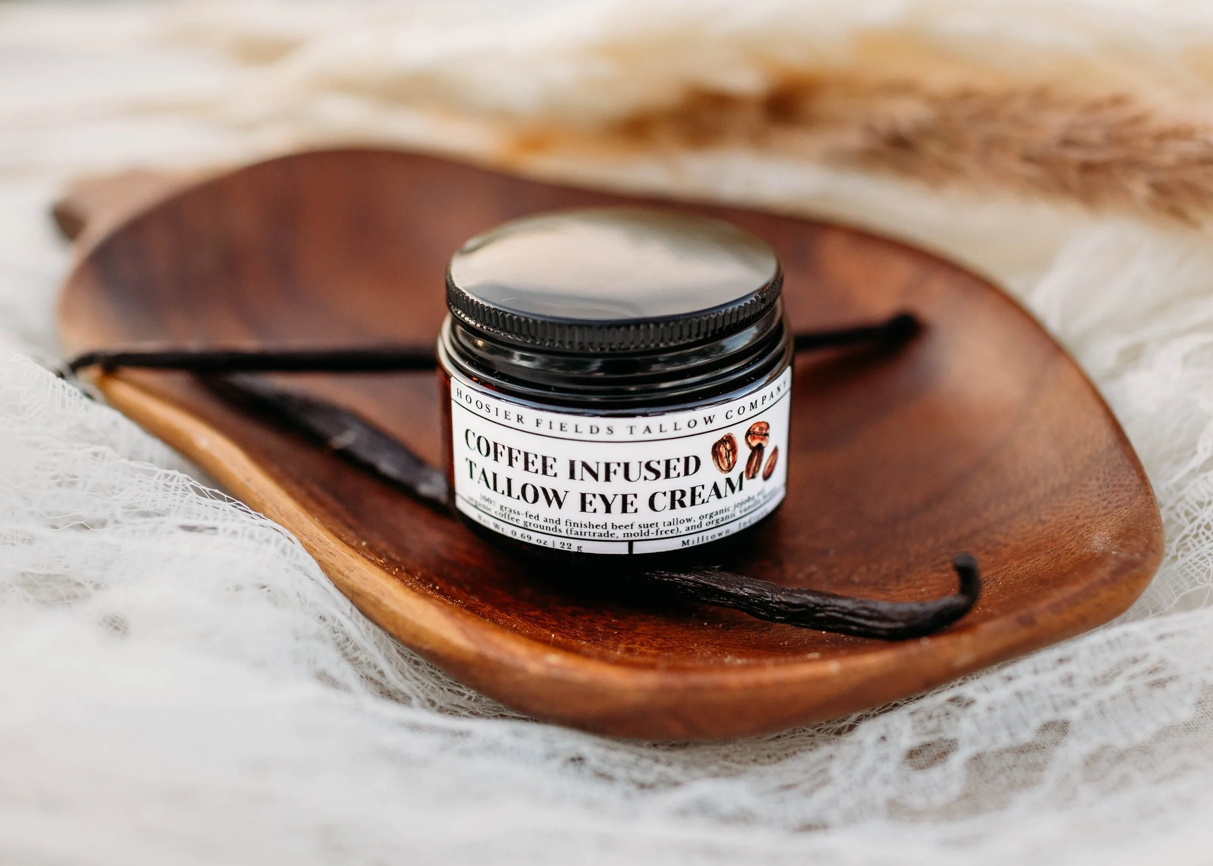 Coffee Infused Tallow Eye Cream
