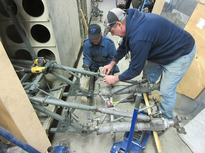 Restoration Team working on Bolingbroke