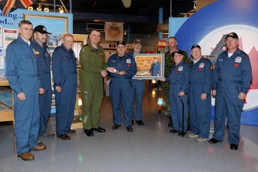 LEFT TO RIGHT: BRIAN HANDLEY, PETER CAMPAGNA, CHUCK CALDER, COL IRVINE, BUTCH FLEURY, PETER MILLER, PHIL WEEDON, AL SHEPPARD, ERNIE KILLEN, KEITH BRENSON