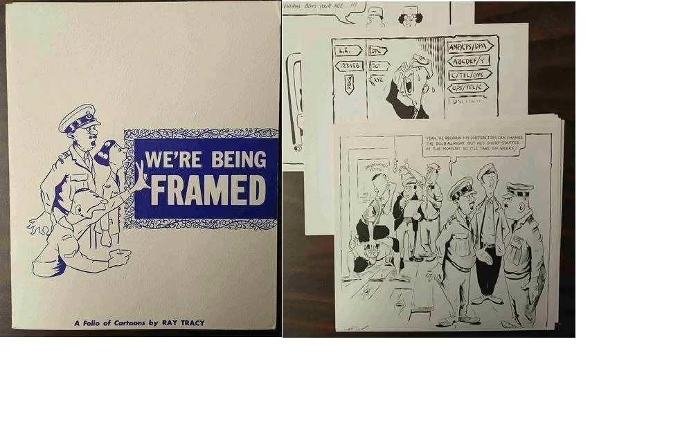                             Folio of Cartoons by Ray Tracy