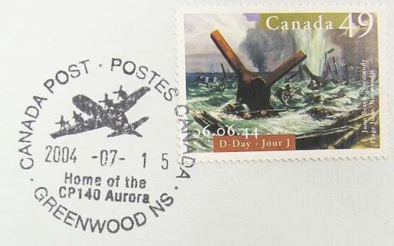 CANADA POST ISSUES AURORA CANCELLATION MARK