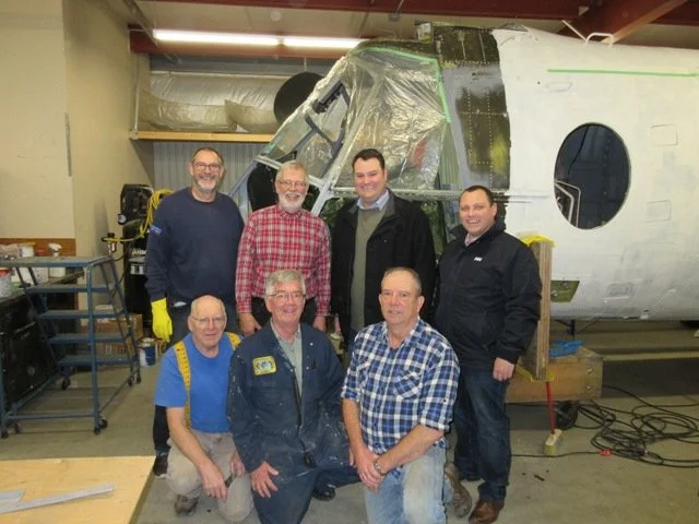  MP Colin Fraser visits the H44 restoration crew 