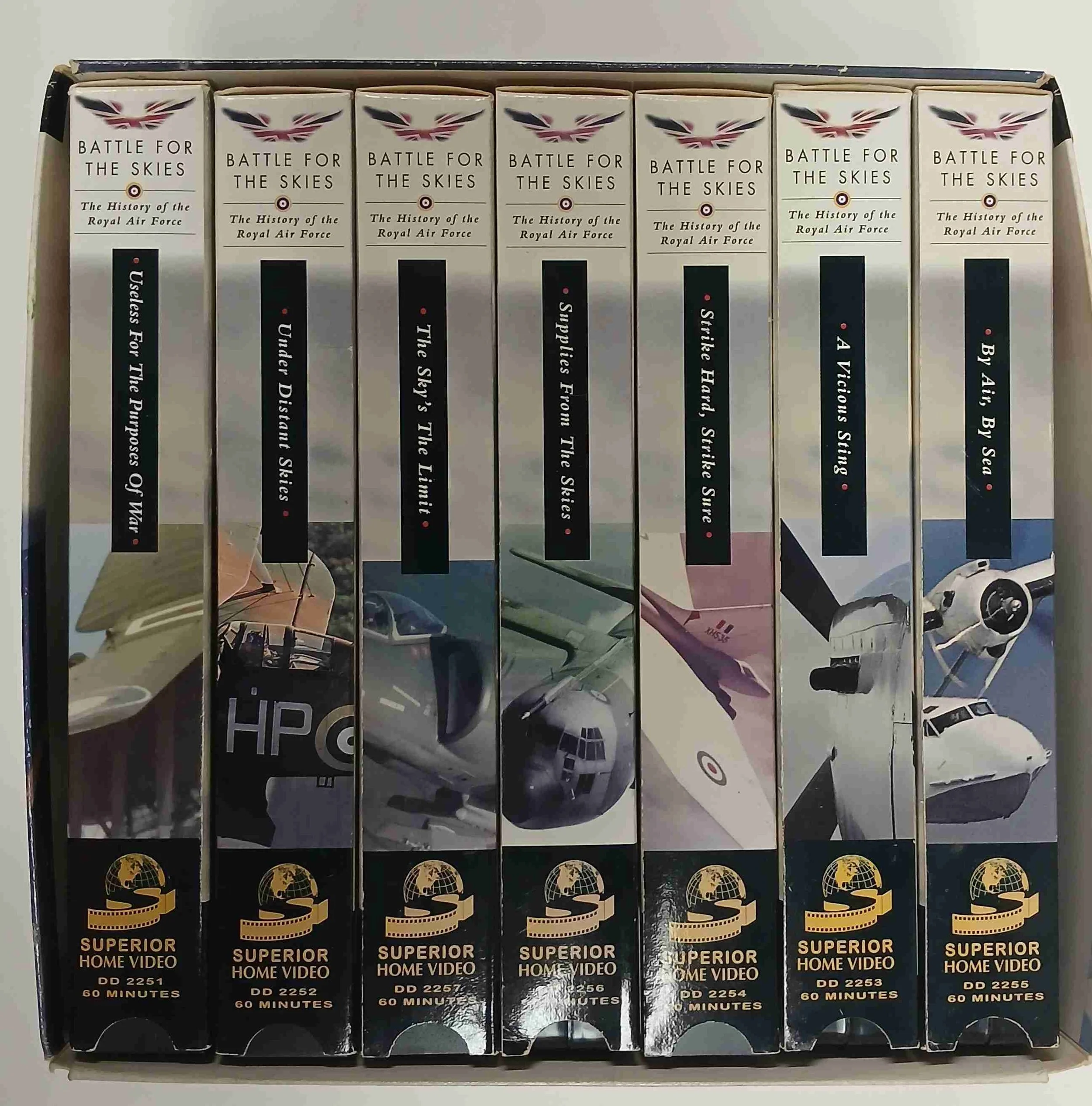 VHS Set - History of the RAF "Battle For The Skies