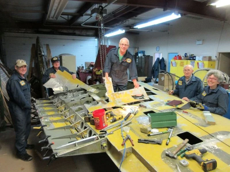 Restoration Team working on Bolingbroke