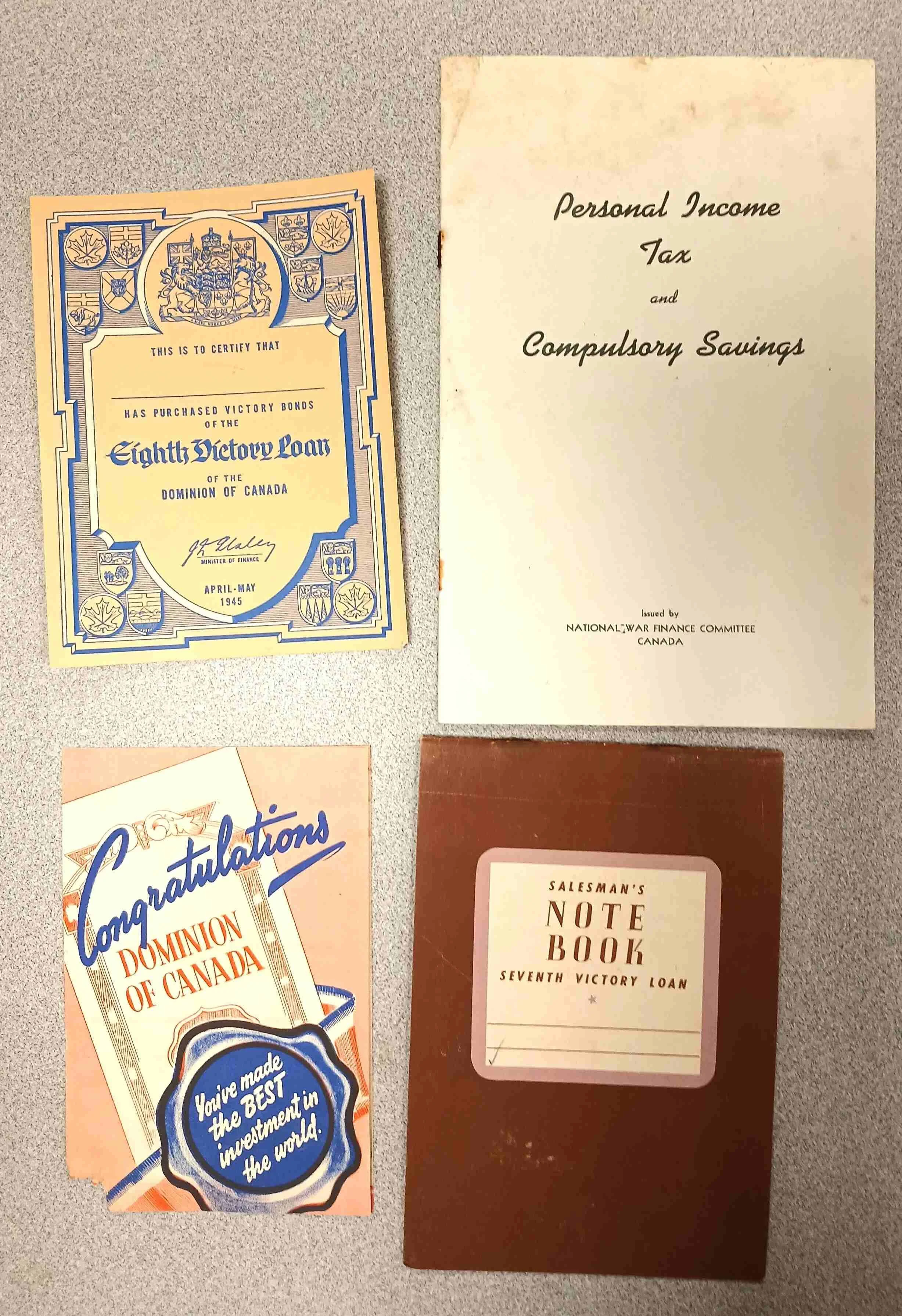 WWII Victory Bond Papers