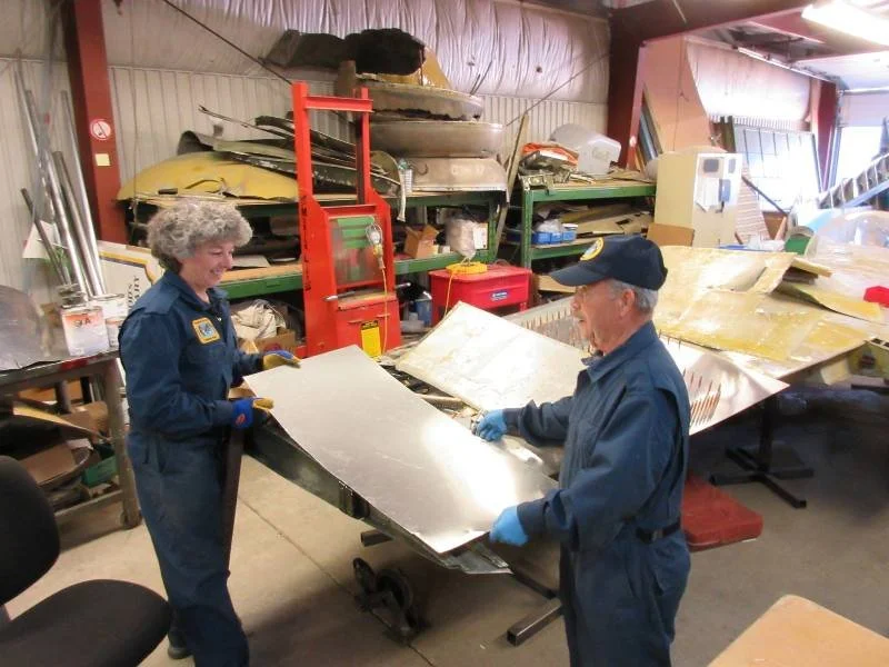 Restoration Team working on Bolingbroke