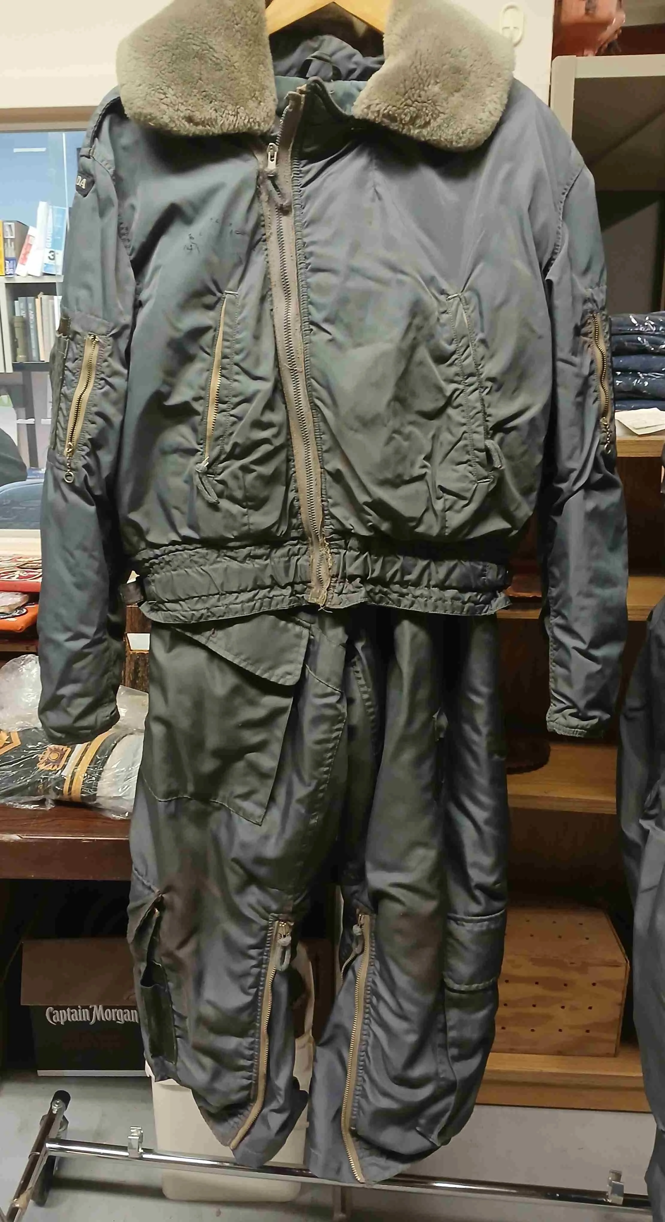 2 two Piece Winter Flying Suits