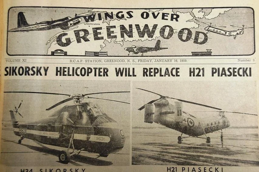 Wings Over Greenwood Newspaper 16Jan1959