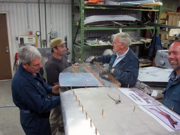Restoration Team working on Bolingbroke