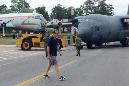 Hercules being moved to airpark