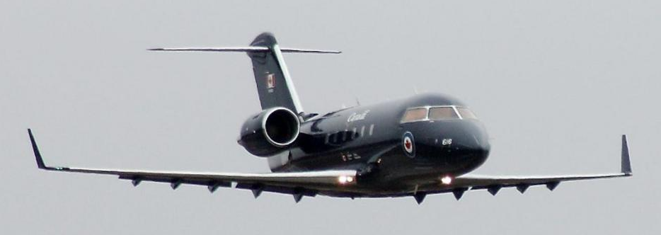 Challenger coming in for a landing