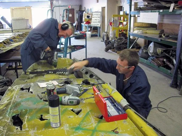 Restoration Team working on Bolingbroke