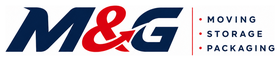 M&G Moving Storage Packaging logo with text