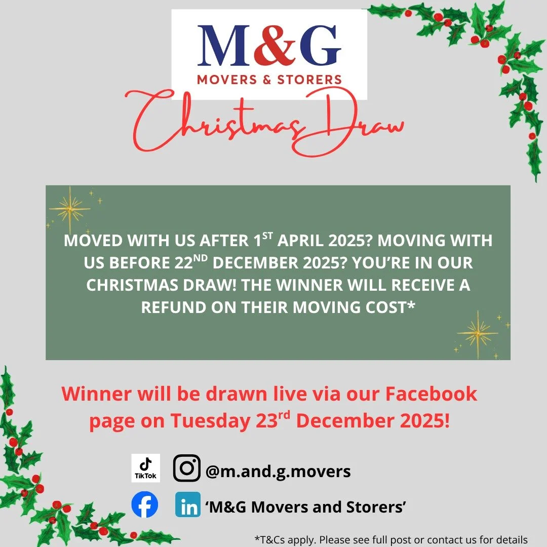 Moved with us since April 2025? You could be in with the chance of winning a refund on your moving fee! 

Tune in on 23rd December to see if some money could be coming your way just in time for last-minute festivities!