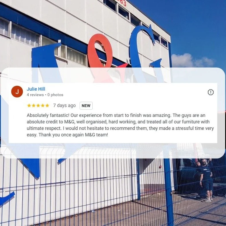 Another brilliant review from one of our customers! Moved with us recently? Storing with us? Leave us a Google review - just search 'M&amp;G Movers'📦

#movers #uk #birmingham #moving #home #house #property