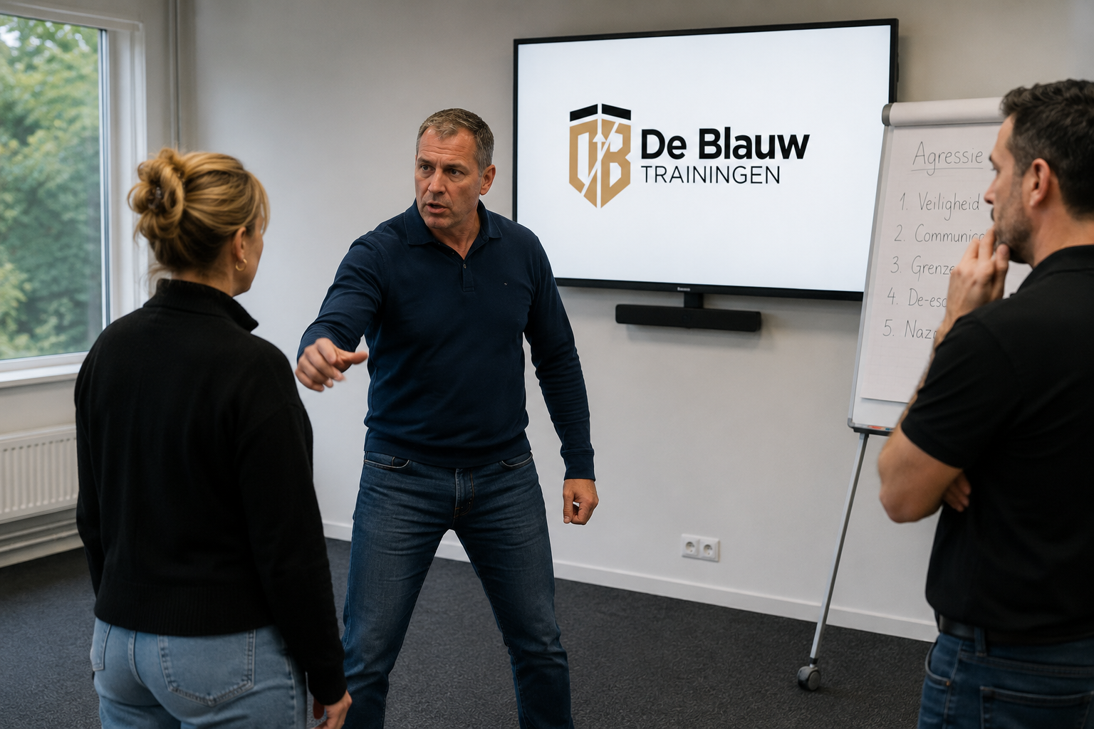 Rollenspel agressie training de Blauw Trainingen