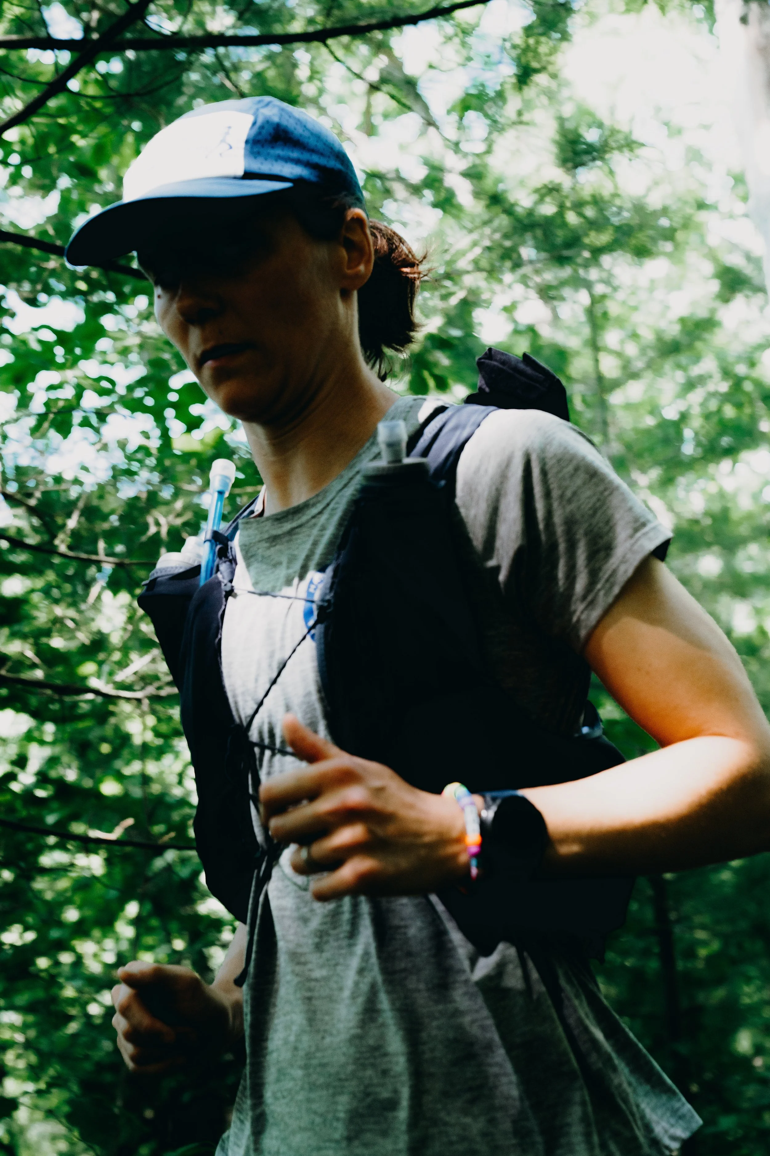 Dr. Hannah DePaul running in ultramarathon