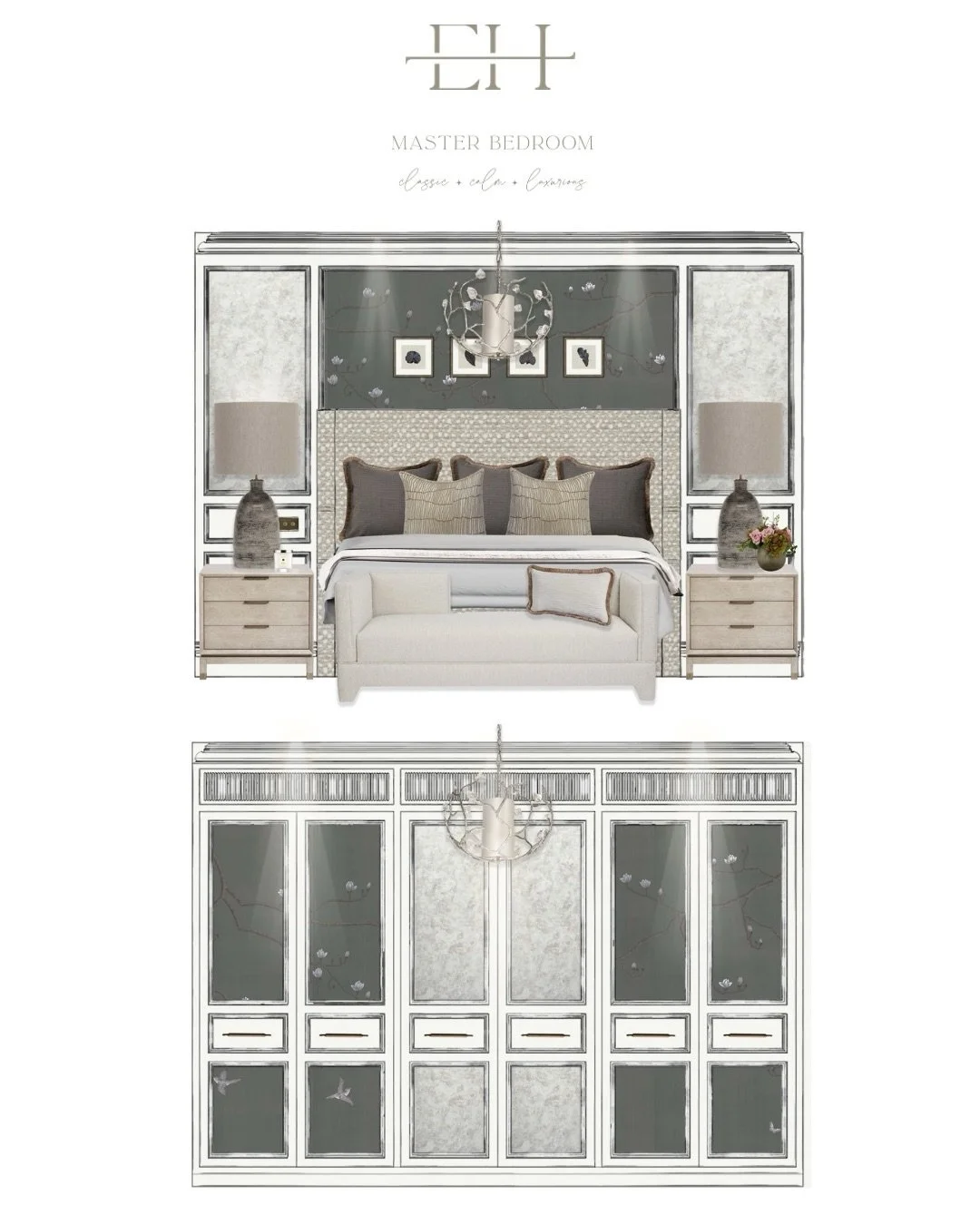 Take a look at the visuals from the master bedroom at our latest completed townhouse project. Excited for this one to be photographed in the coming months and to be able to share more with you 🤍
.
.
.
#masterbedroominspiration #luxuryinteriors #fulh