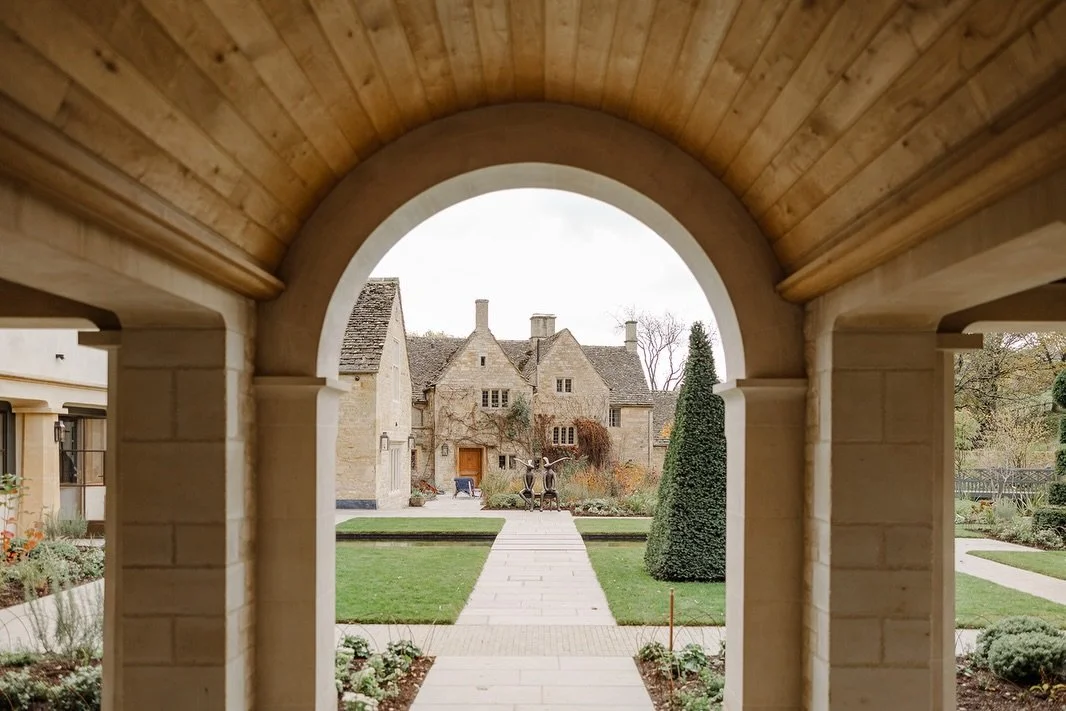 A view from the new to the old&mdash;perfectly composed to frame the garden and main house. A refined interplay of stone, timber and crittal seamlessly connecting past and present.
.
It was pleasure working alongside @yiangouarchitects on this wonder