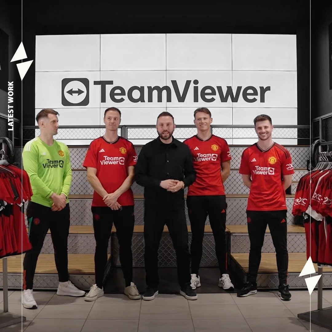 We love doing something a little bit different with a player appearance, and getting a group of Manchester United players testing out TeamViewer's tech at the Old Trafford Megastore certainly fit the bill. 

@masonmount @scottmctominay @tomheatongk @