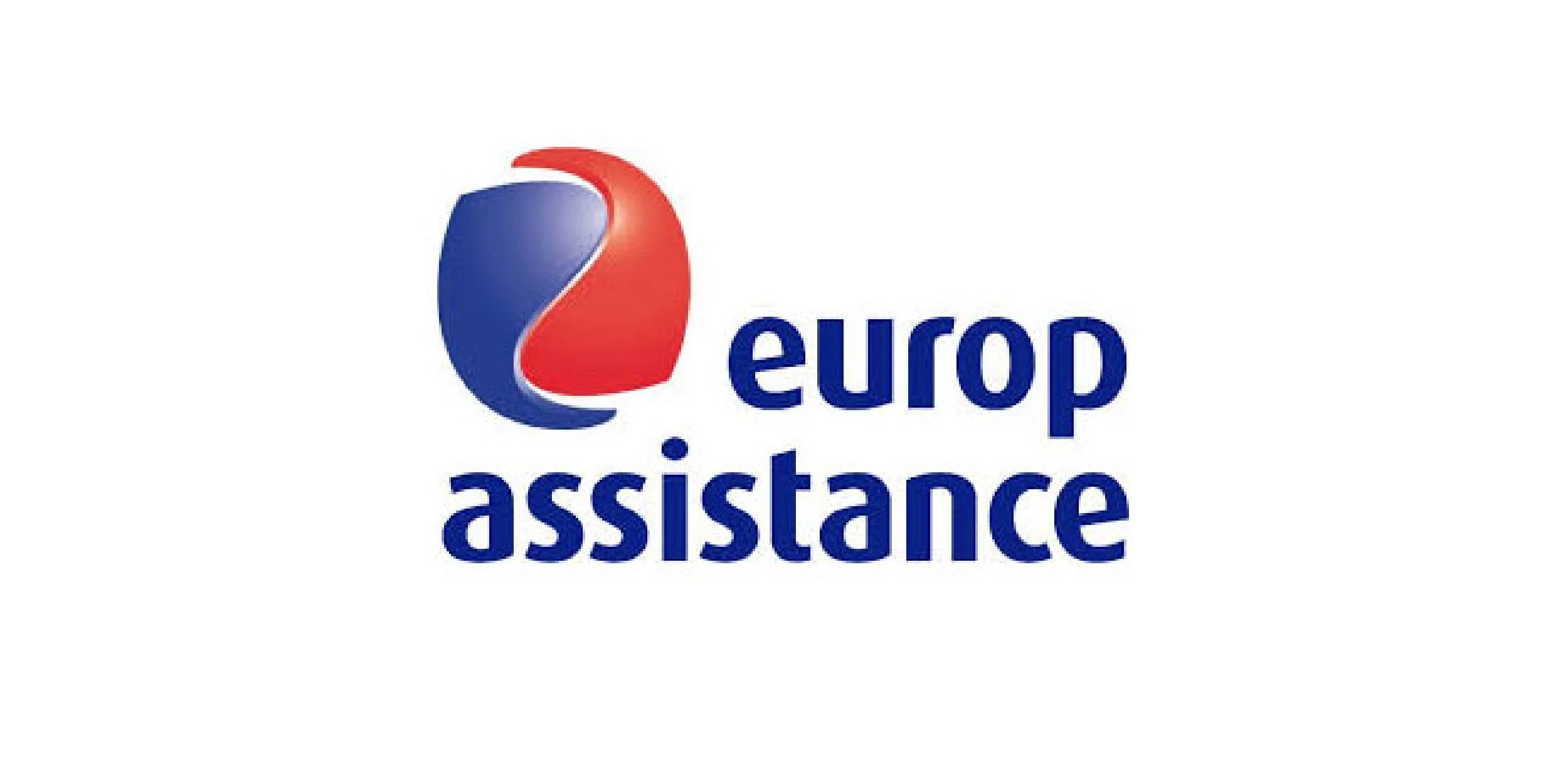 Logo di Europ Assistance con un'icona stilizzata rossa e blu e testo blu.