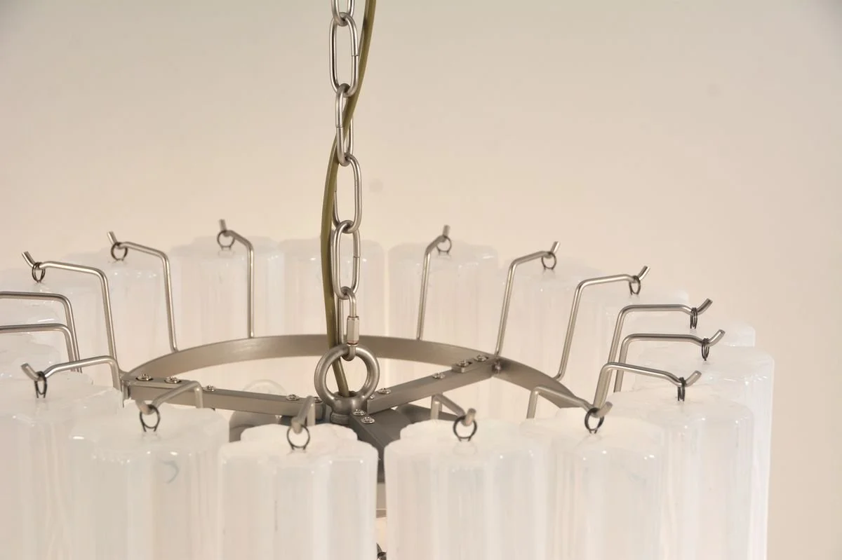 Sezane Chandelier 2 lag (ø49) hvit : krom_7.jpg