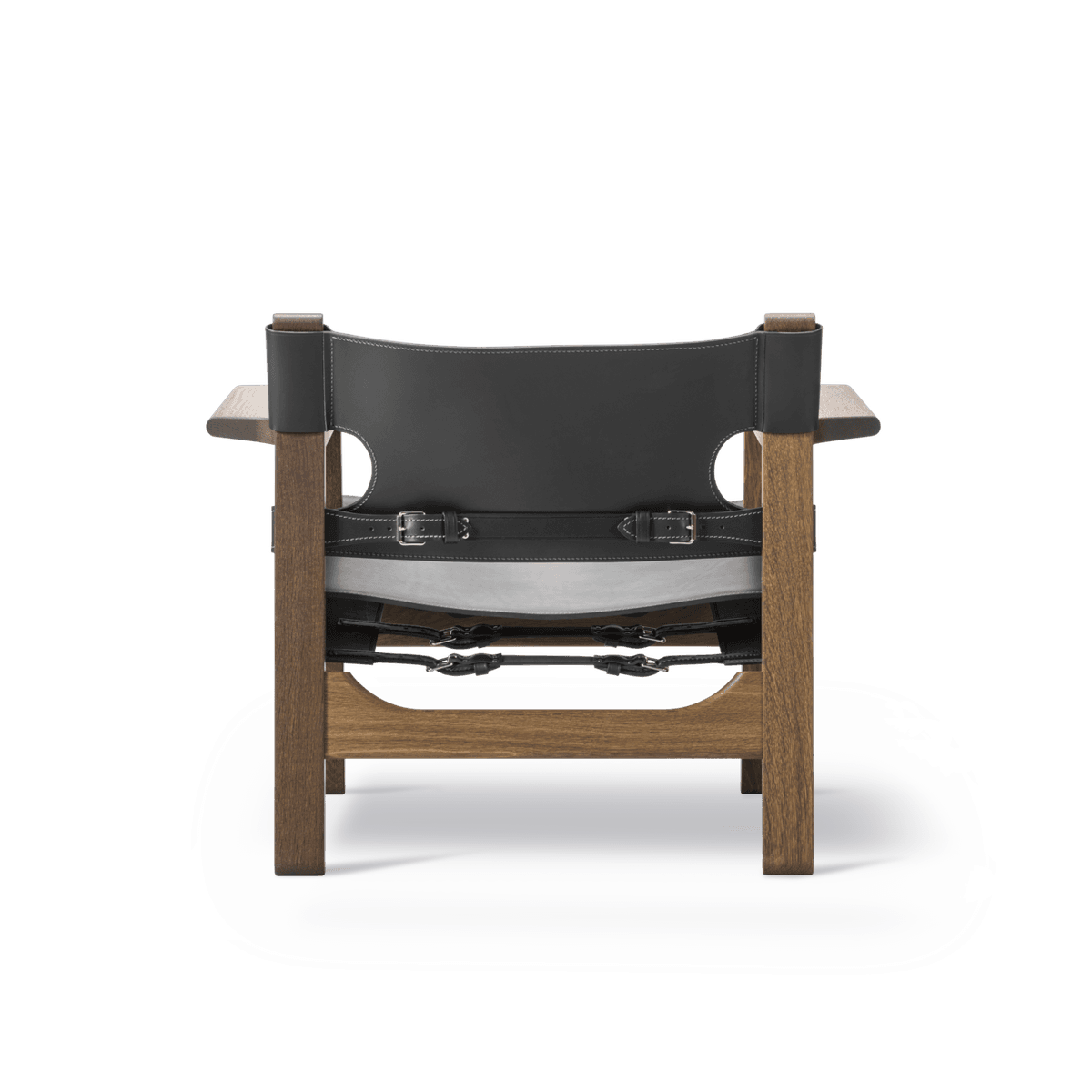 The Spanish Chair Røkt eik:svart skinn3.png