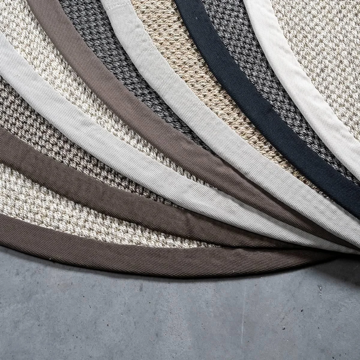 Sisal teppe (ø300 - Sand:beige kant)_2.jpeg (Copy) (Copy) (Copy) (Copy) (Copy)