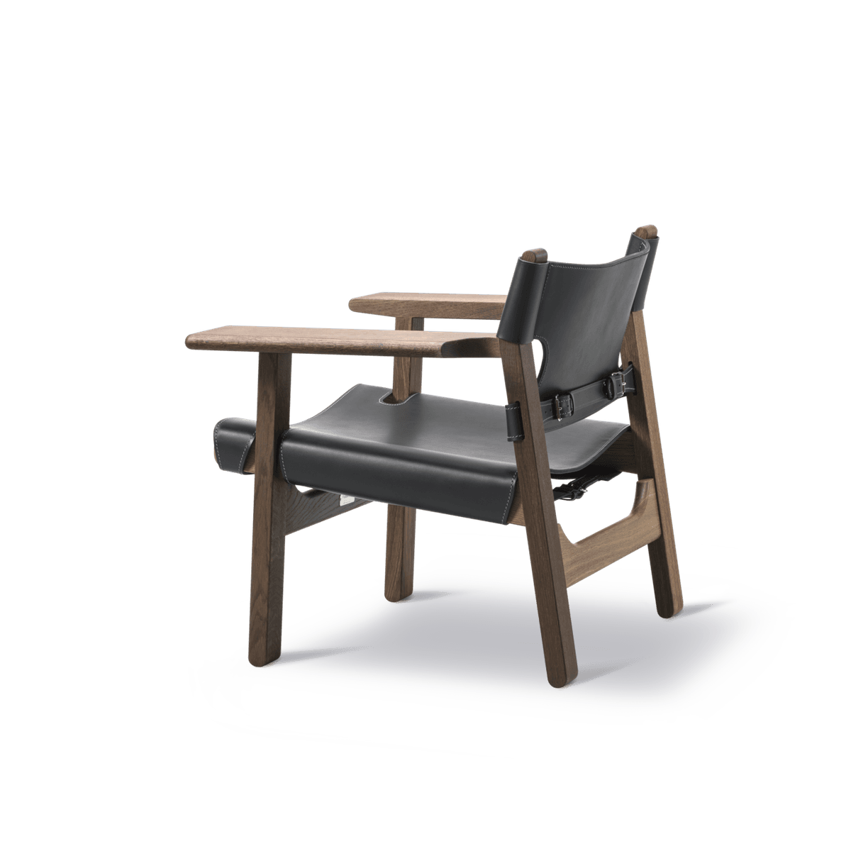 The Spanish Chair Røkt eik:svart skinn2.png