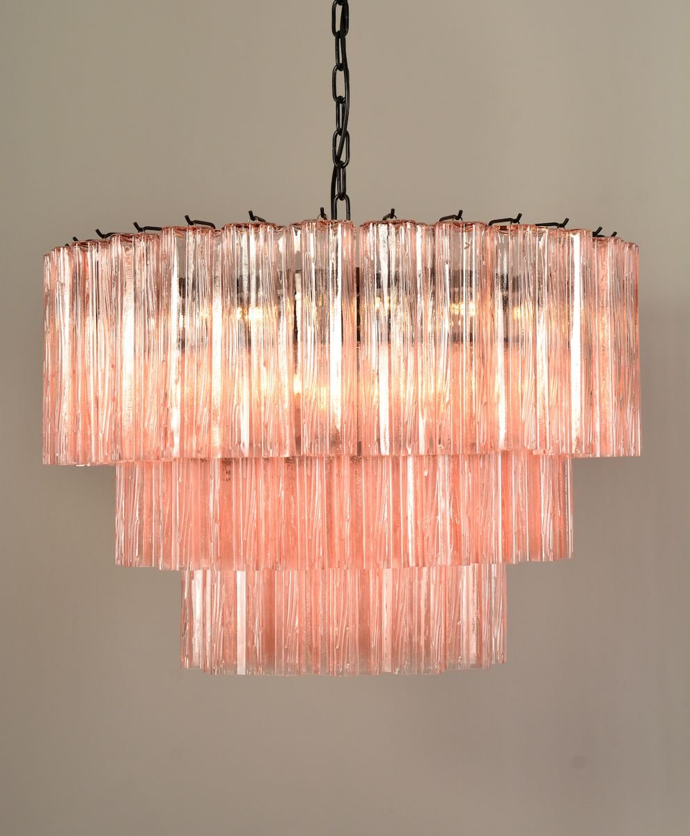 Sezane Chandelier 3 lag (ø72) rosa : sort_2.jpg