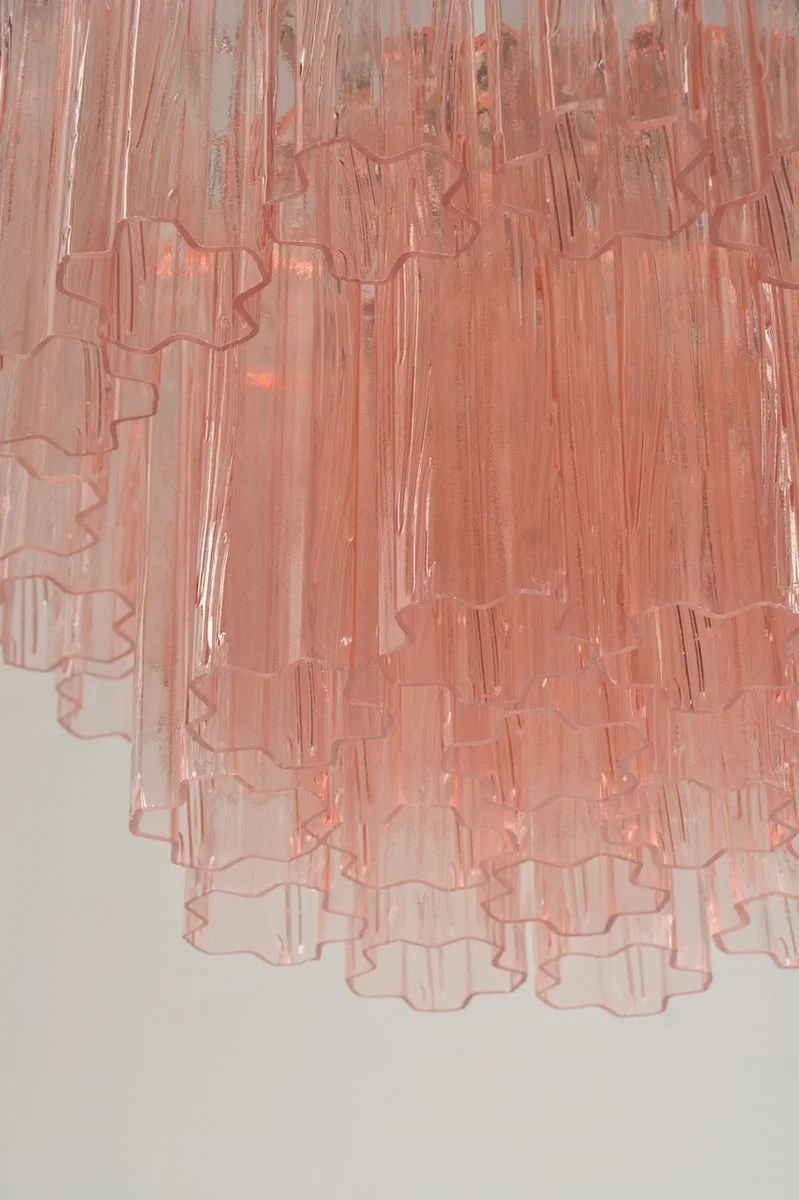 Sezane Chandelier 2 lag (ø49) rosa : krom_6.jpg