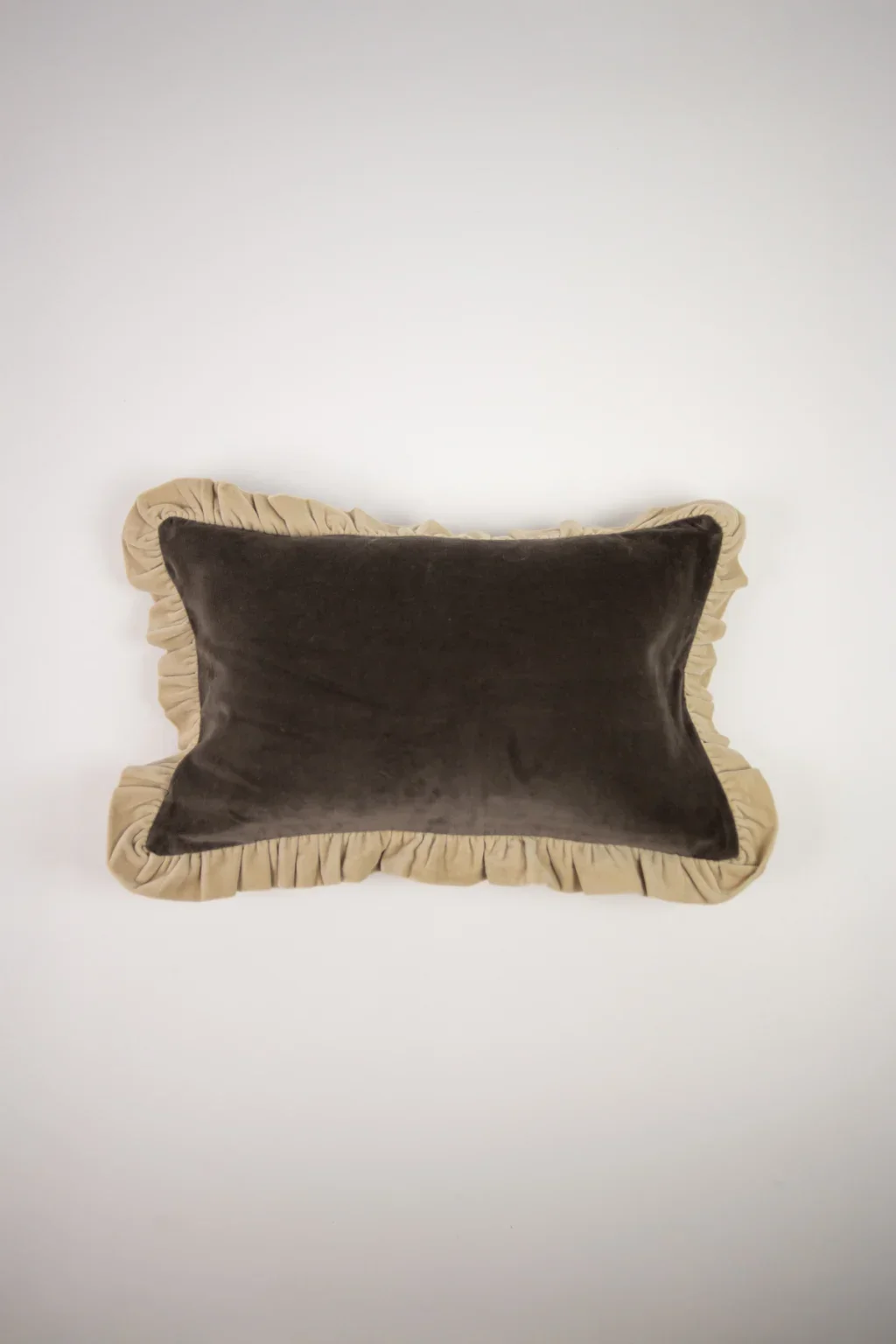Doris Putetrekk Dark Taupe + Off white