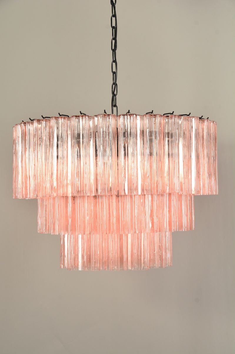 Sezane Chandelier 3 lag (ø72) rosa : sort_3.jpg