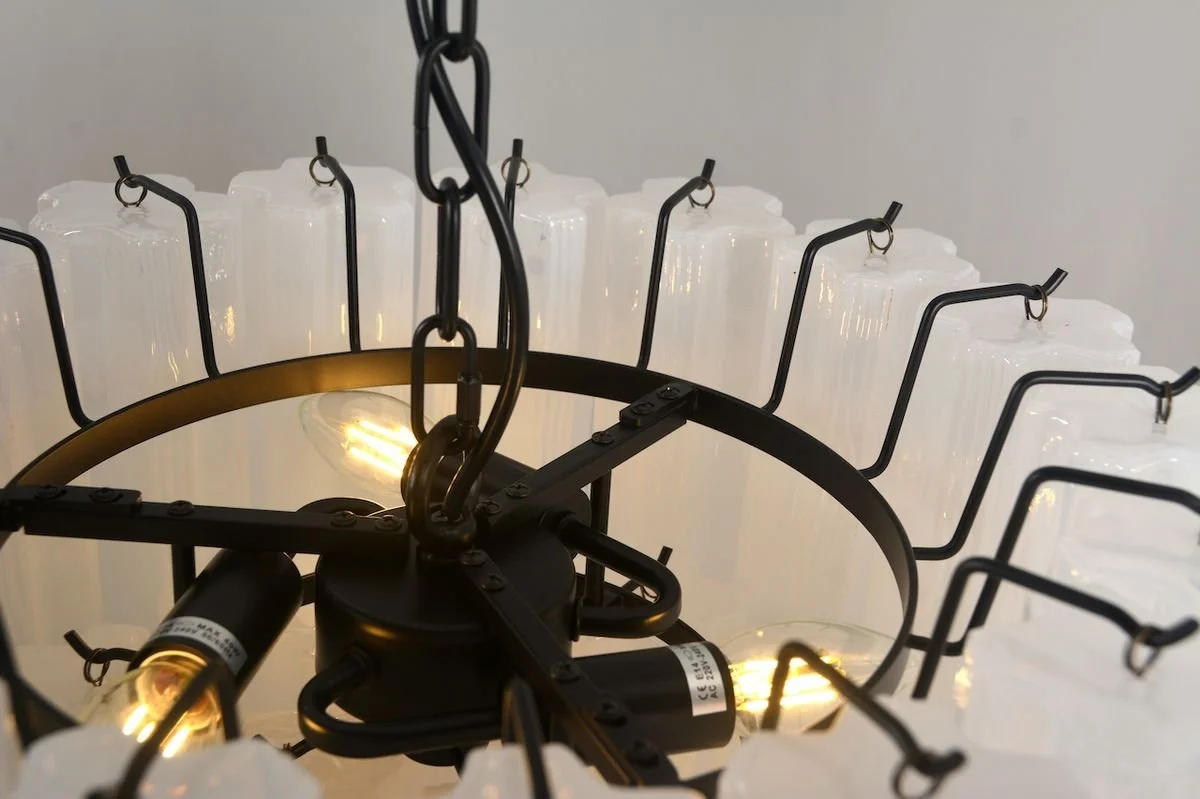 Sezane Chandelier 2 lag (ø49) hvit : sort _5.jpg