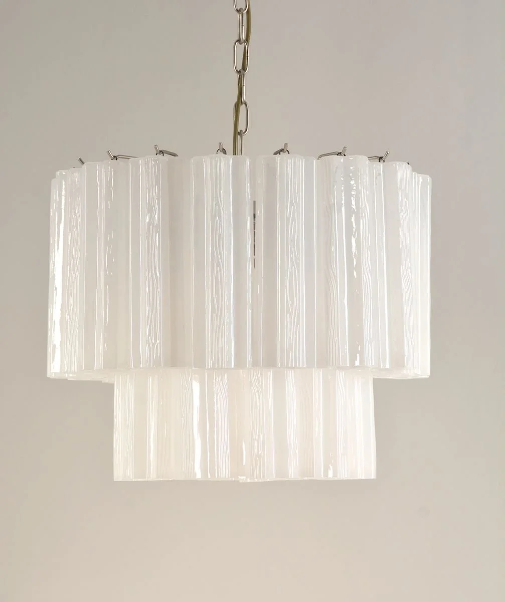 Sezane Chandelier 2 lag (ø49) hvit : krom_3.jpg