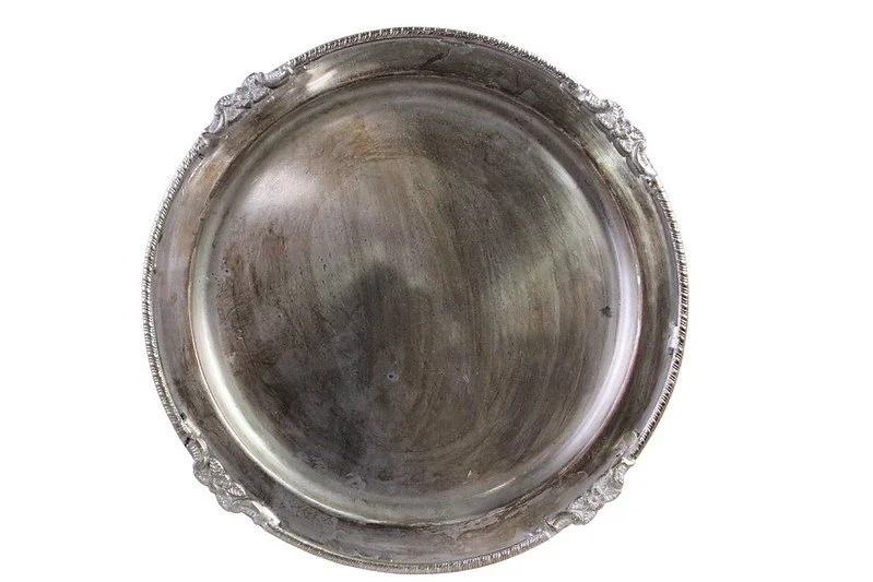 Fat Hilma Rund Antik Silver