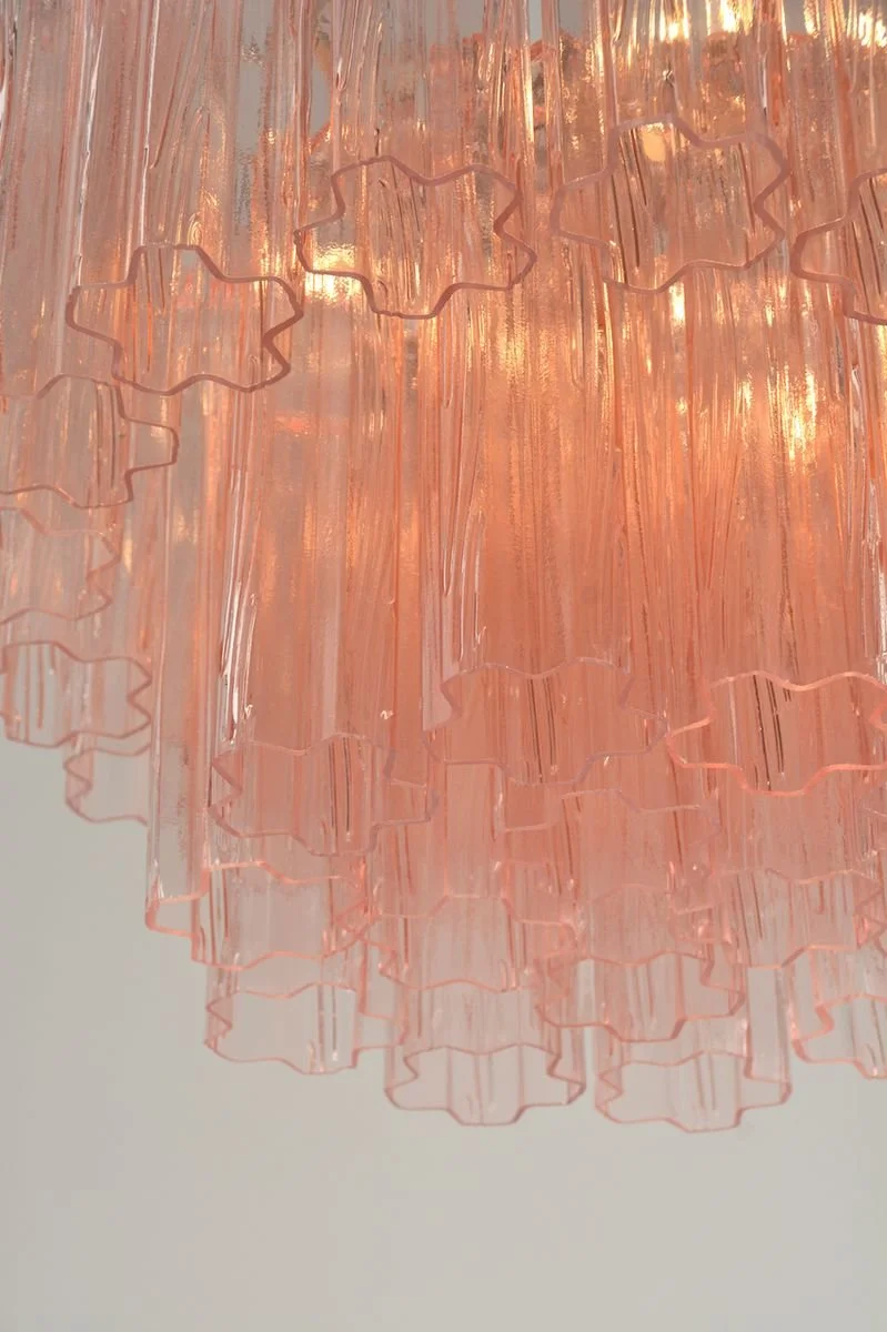 Sezane Chandelier 2 lag (ø49) rosa : krom_4.jpg