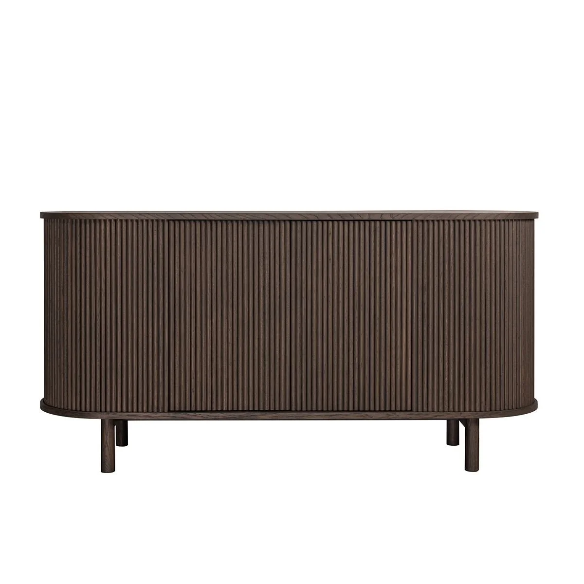 Noor skjenk 4 dører (150x45x75) - røkt eik