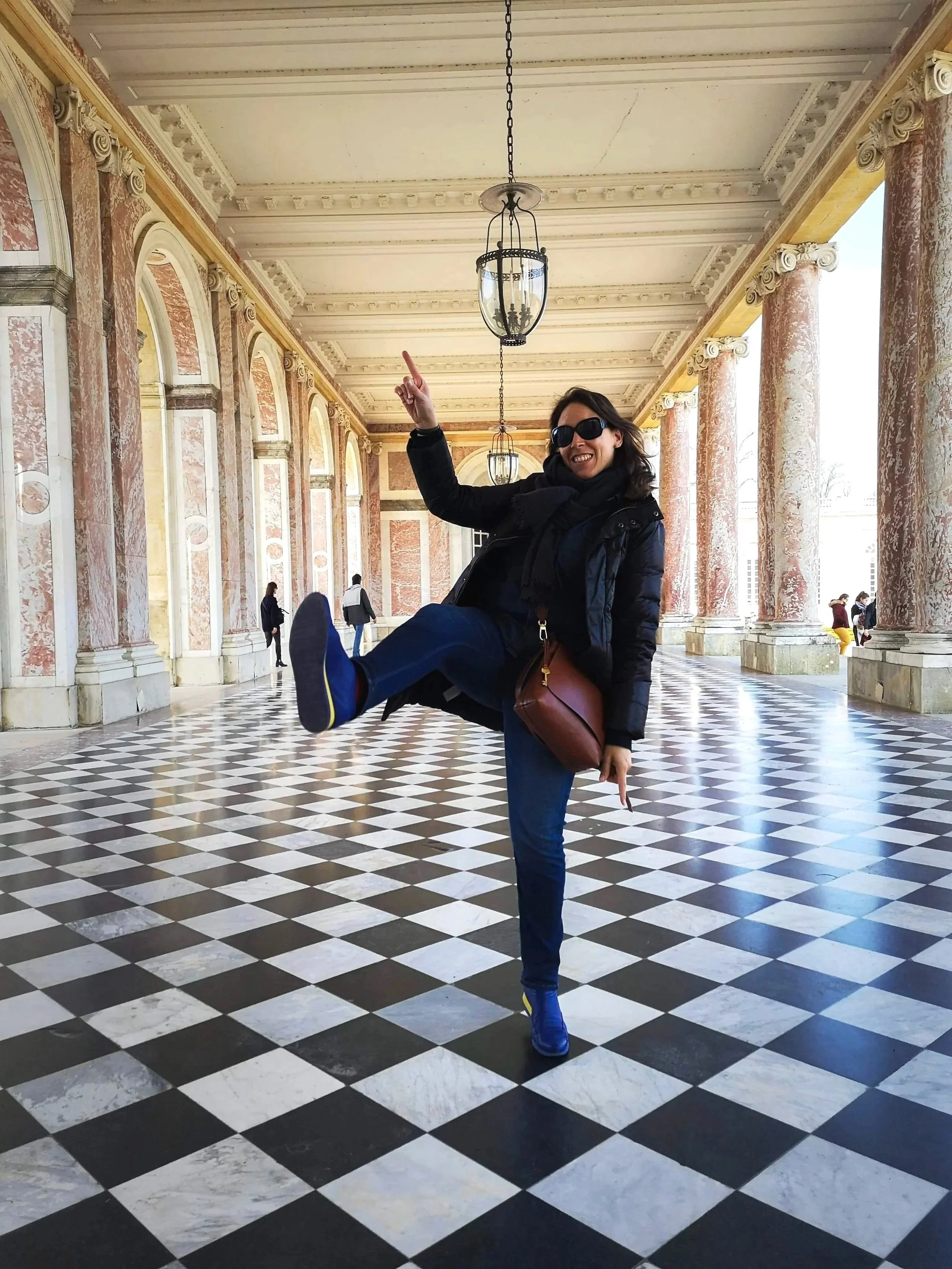 Valentina de Maussion, Organizadora de viajes,  en Versalles