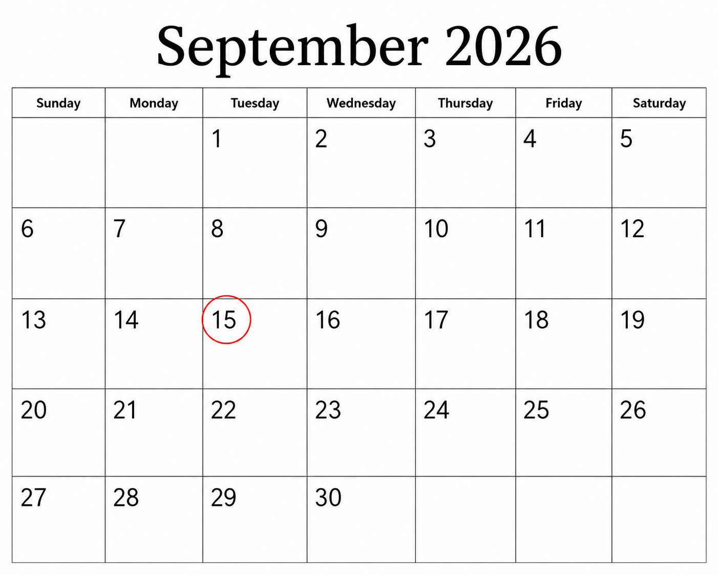 Q3 Estimated Tax Deadline 2026