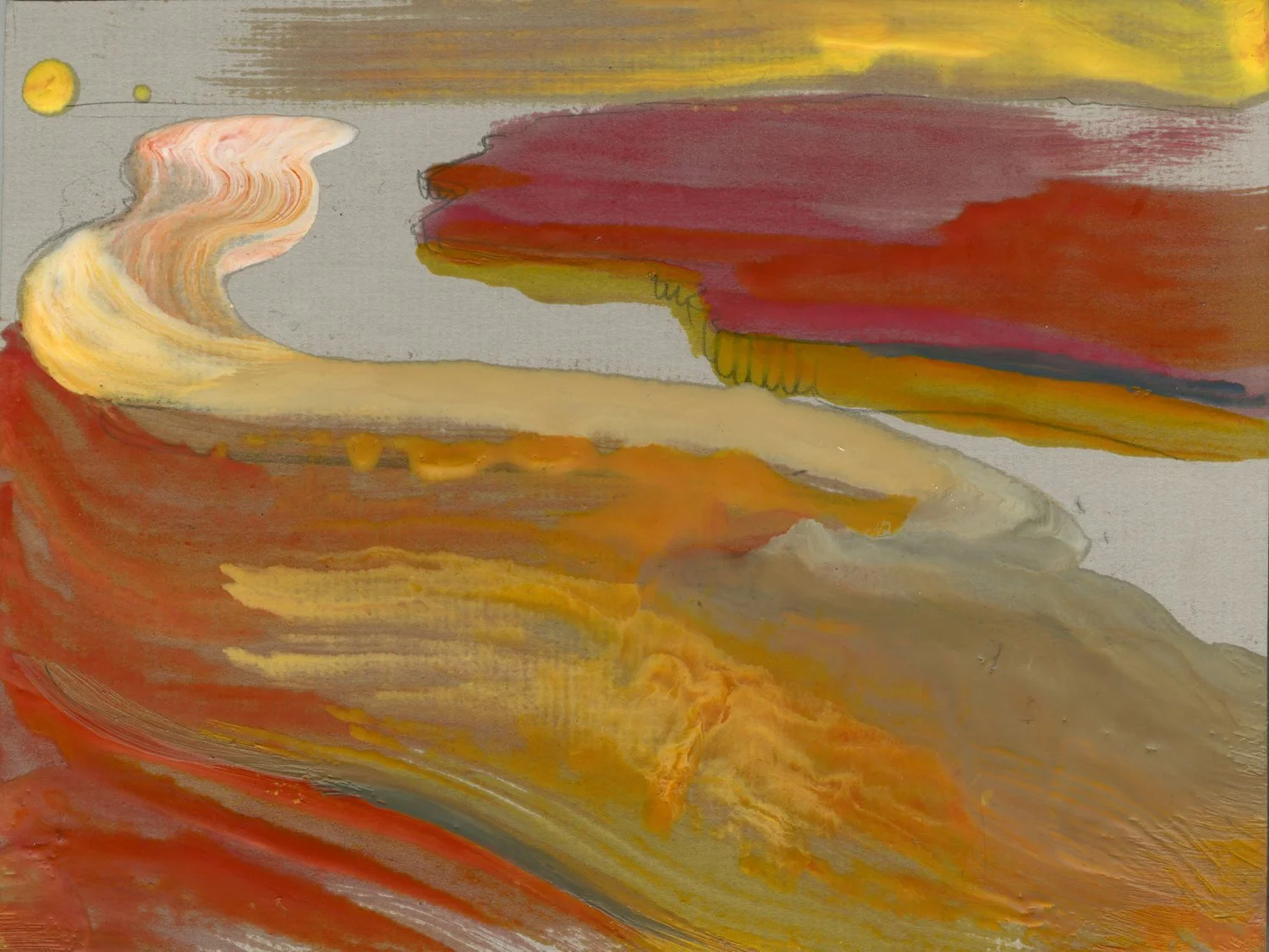 original artwork by international artist Kristina Reddy encaustic painting