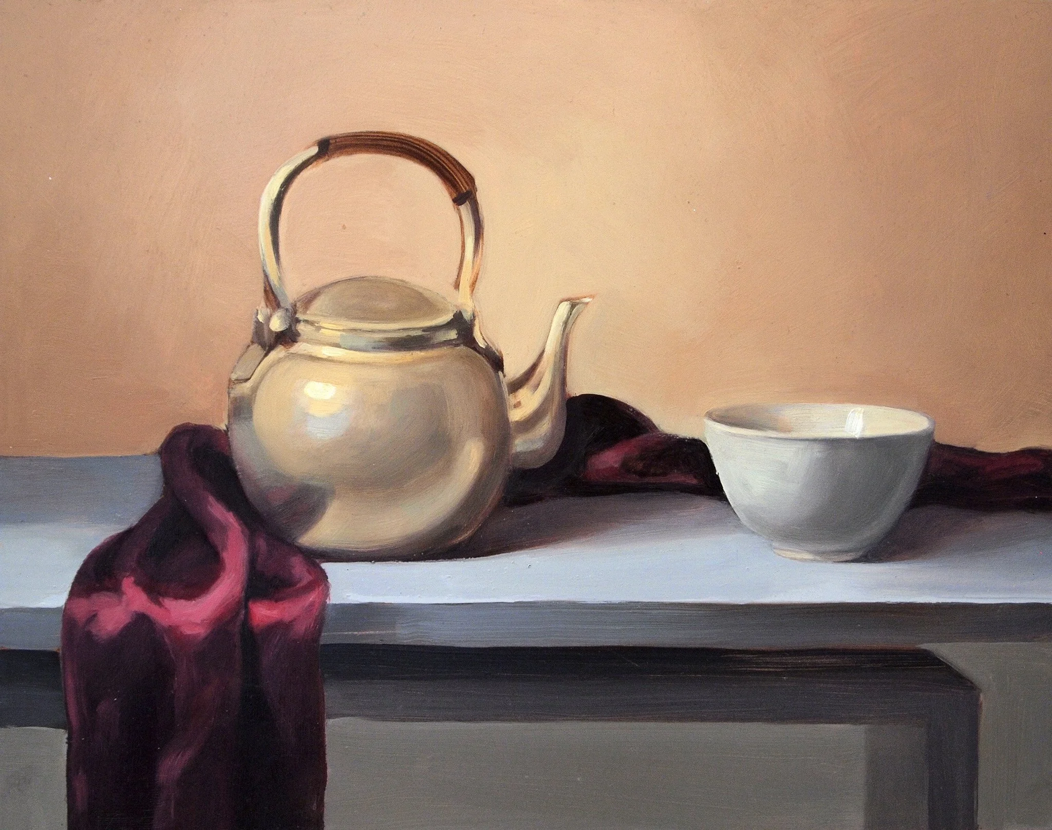 9. Tea, Oil on Board, 14”x19”, 2013-2.jpg