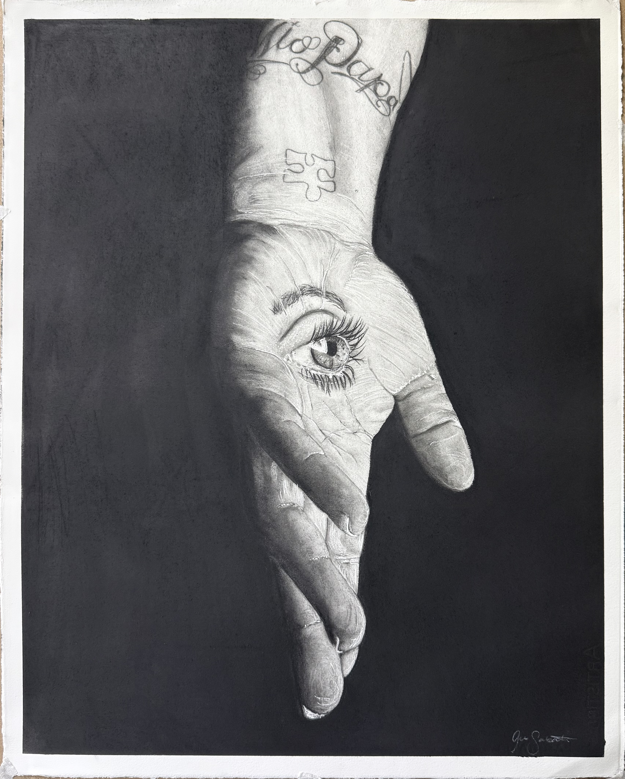 untitled
16x20in pencil and charcoal on Fabriano paper
2026
Original drawing availble for purchase 
$1,500
