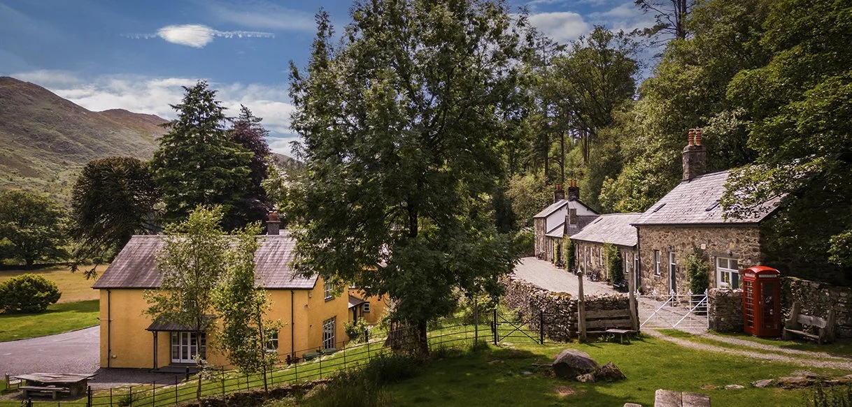 Photograph representing heritage homes cared for as long term rentals supporting local Welsh communities.