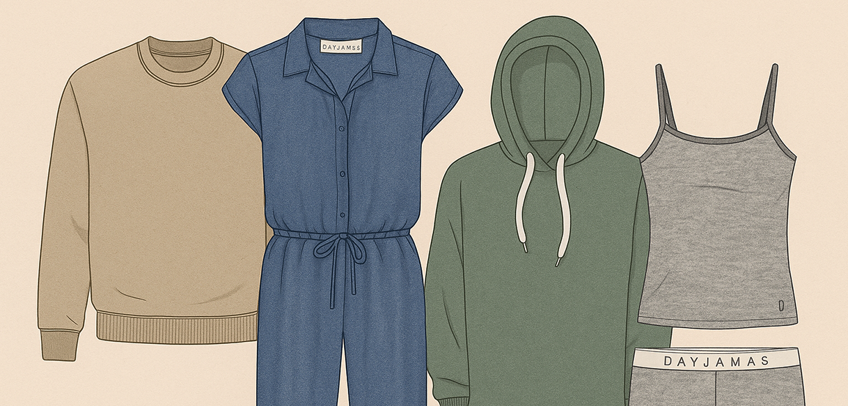 Image representing Dayjamas commitment to sustainability using organic fabrics and long lasting design.