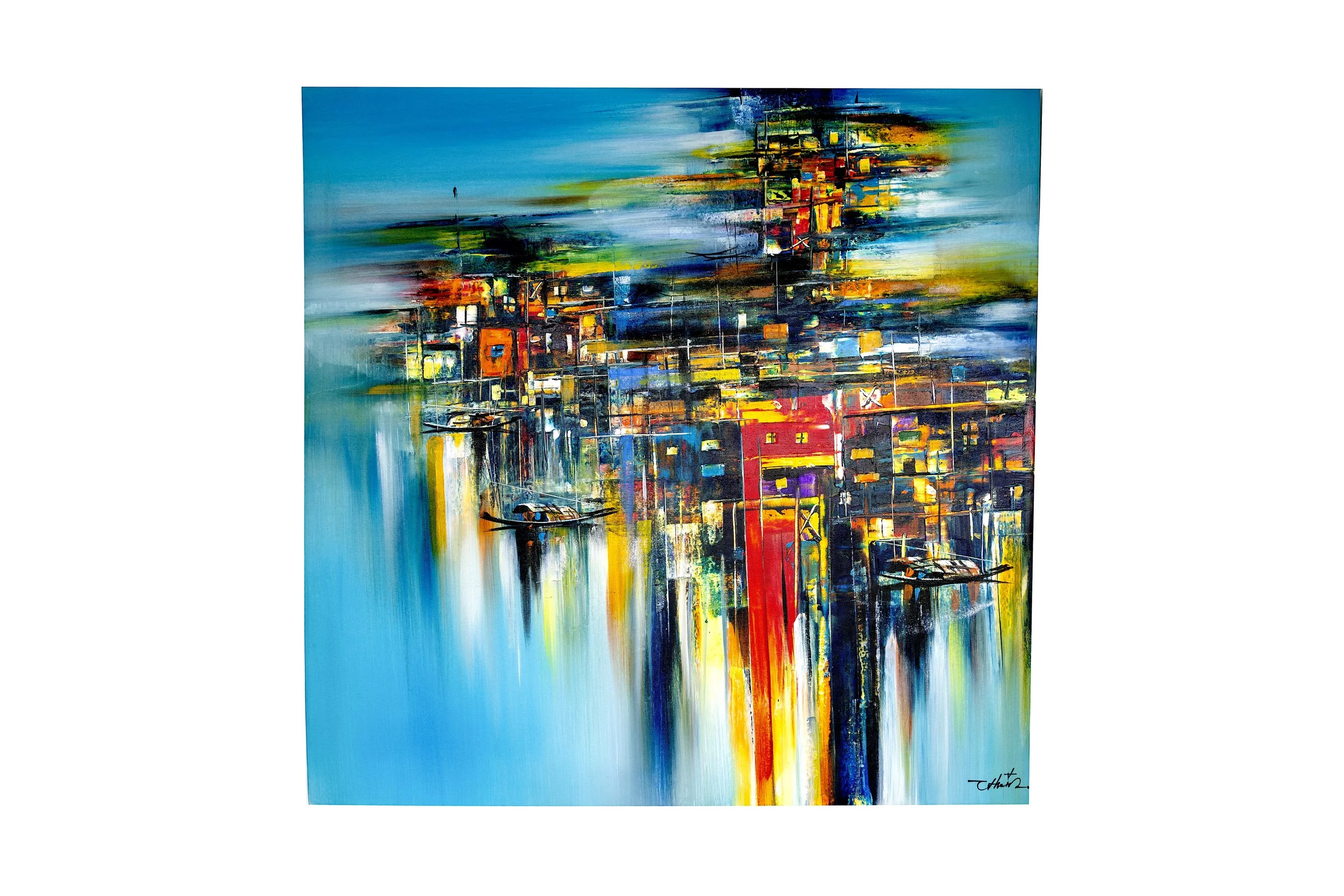 Phan Thuan (Vietnam), Hanoi at night, 2023.  * SOLD *