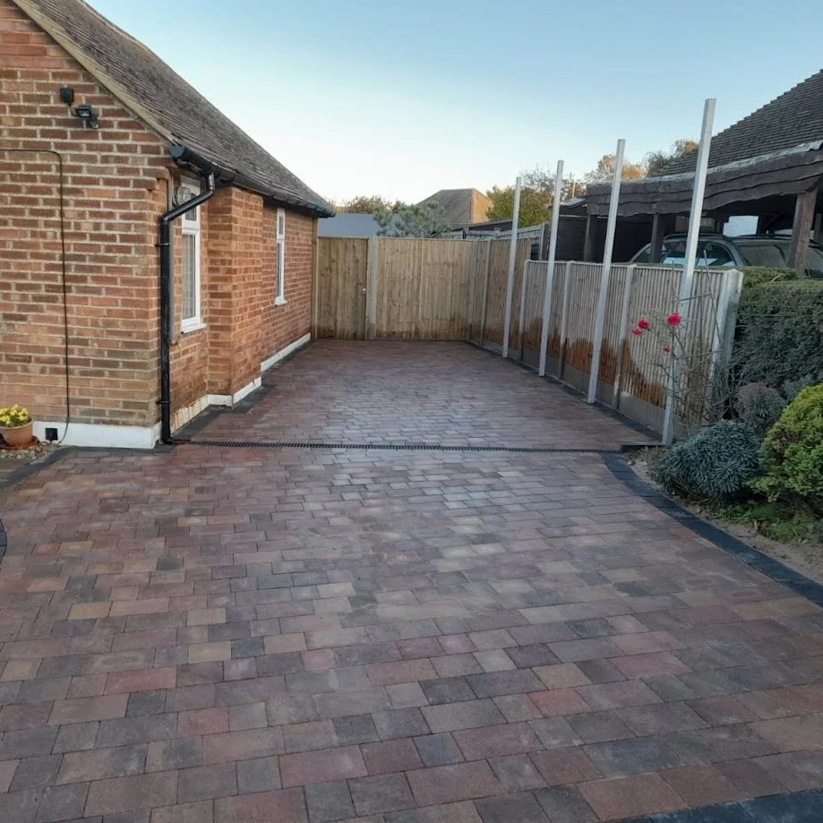 Beautiful driveway in East Sussex installed with block pavers by AG Home & Gardens