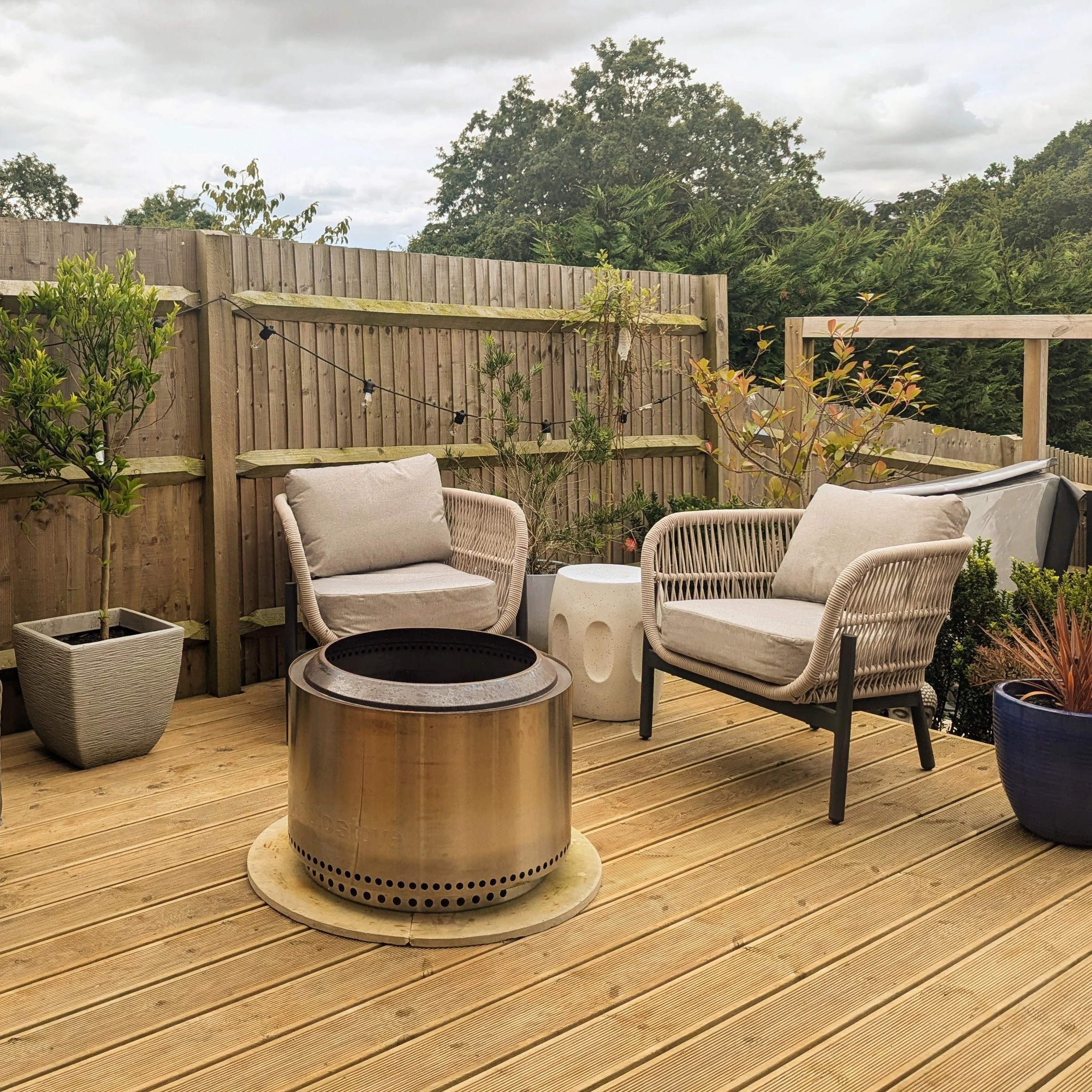 Decking project installed for a garden in Sussex by AG Home & Gardens